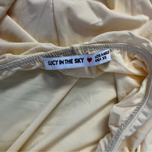 Lucy in the Sky Yellow Maxi Dress - Picture 3 of 4